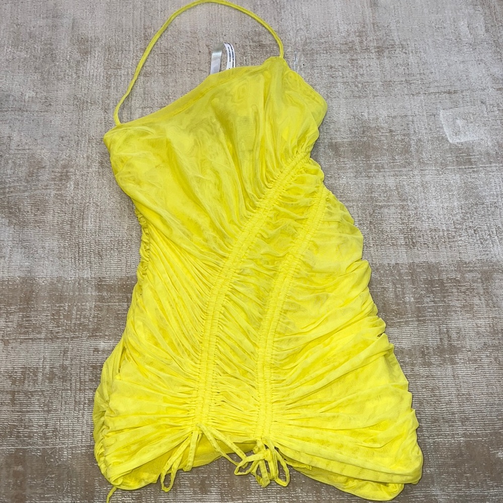 MISTRESS ROCKS YELLOW DRESS - Picture 2 of 3